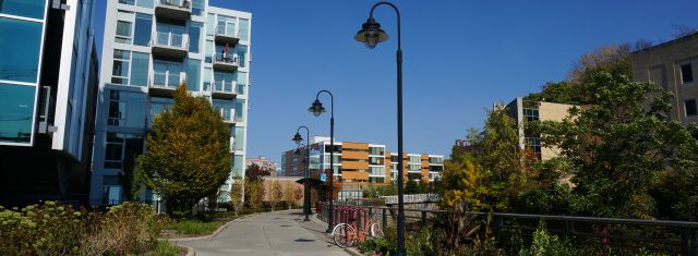 Walkway along Six Mile Creek