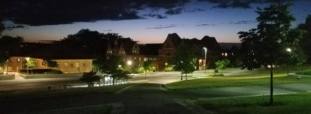 Cornell Campus at Night