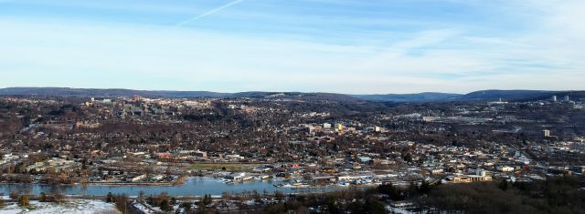 Ithaca Winter Aerial